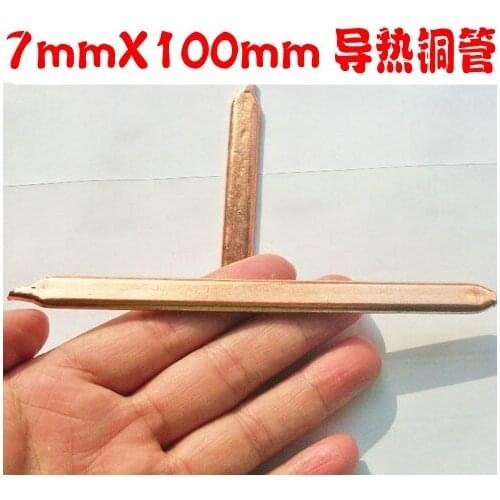 Free ship 10pcs/lot 10cm DIY brass copper tube laptop computer radiator pipe brass Thermal conductivity pure copper tube