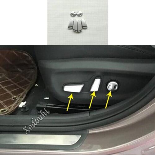For Hyundai Elantra Avante 2016 2017 2018 2019 2020 Car Body Stick Cover Detector Frame Seat Adjustment Knob Button Switch Trim