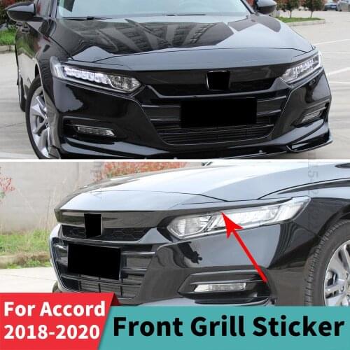 Facelift Front Grille Racing Grill Sticker Exterior Part Body Kit Sport Trim Accessories Styling For Honda Accord 2018 2019 2020