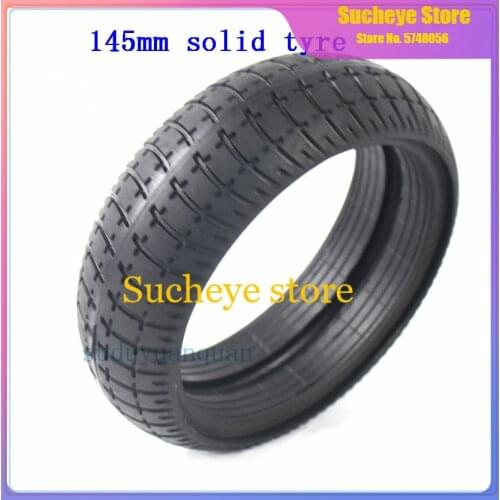Scooter Fittings 6-inch Scooter Solid Rubber Tire 145 mm Handcart electric scooter Childrens trolley wheel tyres