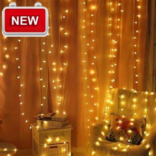 LED USB/Battery Power EU Plug Ball String Christmas Fairy Strip Waterproof Outdoor New Year Lamp Home Decro Party Wedding Lights