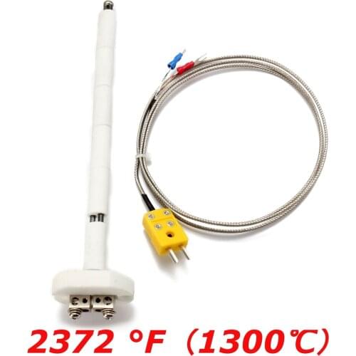 K Thermocouple Block Ceramic Insulator Kiln Probe 2372 F 11G High Temperature