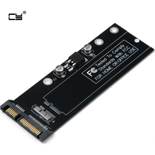 PCBA 12+6pin SSD HDD to SATA 22Pin Hard Disk Cartridge Drive for Apple 2010 2011 Macbook Air A1369 A1370 SSD