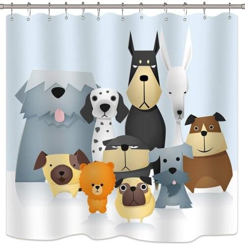 Cartoon Dog Puppy Pets Animal for Kids Cute Fabric Set