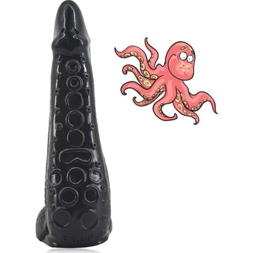 Octopus Horn Rough Dildo Big Butt Plug Vibrator Anal Toy Female Orgasm Stimulating Cock Bar Silicone Penis Flirting Sex Shop