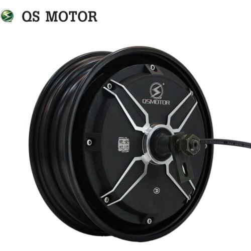 QSMOTOR 10*2.15inch 1000W 205 40H V2 60kph DC Electric Motorcycle Brushless Hub Motor for electric scooter