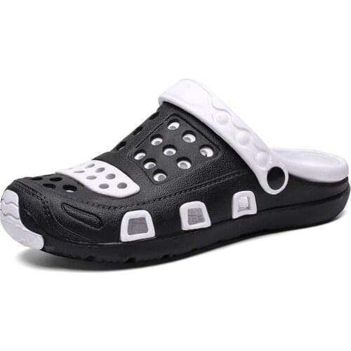 Men Sandals Summer Hole Shoes Couple models Rubber Clogs Women EVA Unisex Garden Shoes Beach Flat Slippers