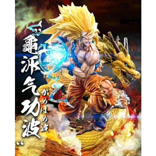 Spot [Yihong] Mons Studio Wukong Legend Dragon Base GK Limited Edition Statue Hand-Made Model Spot Size:41*34*30CM