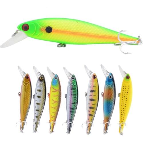 Top Water Artificial Hard Bait Minnow Fishing Lure 11.5cm 14g Wobblers Surfcasting Walleye Bait Rattles Shadow Peche Leurre