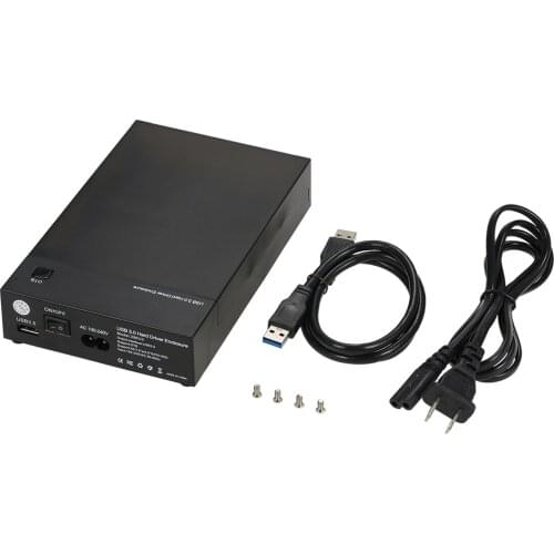 USB 3.0 2.5" 3.5" SATA 5Gbps Hard Drive Disk Enclosure External SSD HDD Disk Case Support UASP Box 8TB Drives OTB Caddy Case