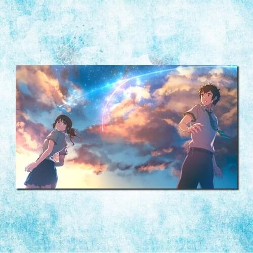 Your Name Japanese Hot Anime Movie Art Silk Canvas Poster Print 13x24 24x43 Inches Wall Pictures Home Decoration-3