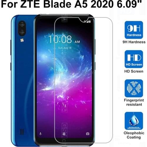 Tempered Glass For ZTE Blade A5 2020 Film Screen Protector 2.5D 9H Premium Ptotector Glass For ZTE BLADE A5 2020 Protective Film