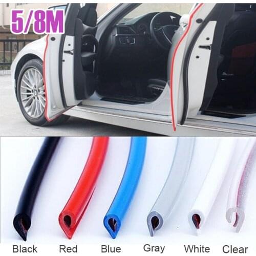 Door Edge Guard 16.4ft/26.2ft PVC Car Door Seal Trim Protector Cuttable for Doors, Trunk, Bumpers Drop Shipping