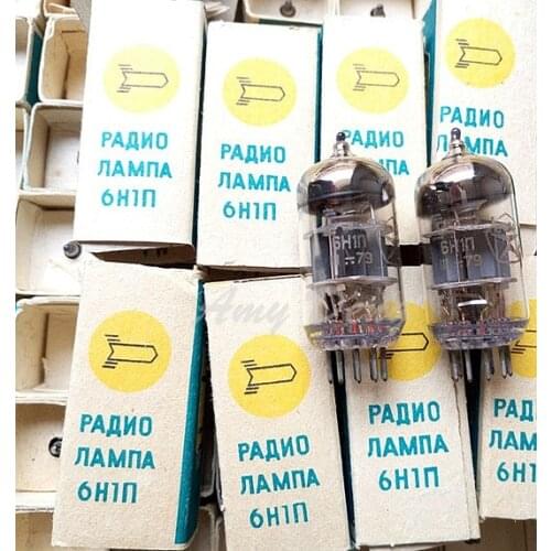 2pcs/lot Poison tube: the Soviet Union boutique color box hot gold 6H1n/6H1/6N1/ECC85 with the electronic tube