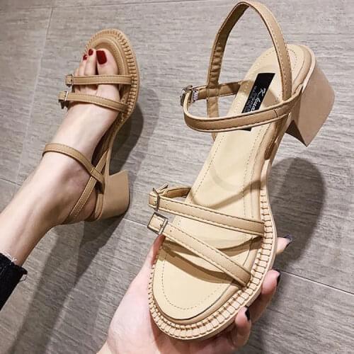 2021 Fashionable Sexy Sandals Summer New Women Shoes Zapatos De Mujer Shiny Crystal Back Strap Female Sandals