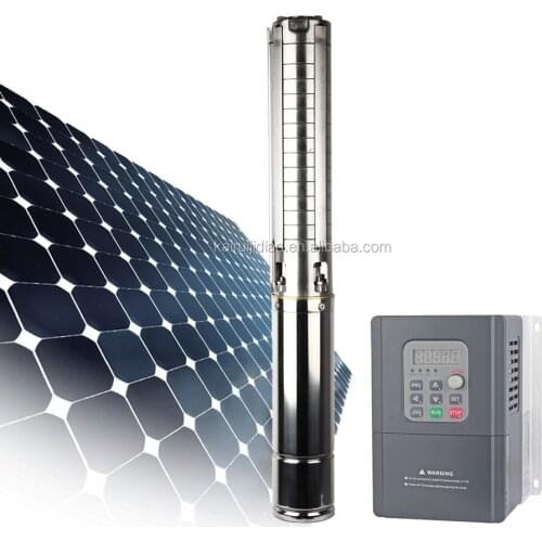 4 inches farm irrigation pump submersible water driven by solar panels