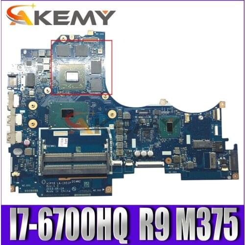 Akemy AIPY6 LA-C951P Motherboard For Lenovo Y700-14ISK Notebook Motherboard CPU I7 6700HQ GPU R9 M375 DDR4 100% Test Work