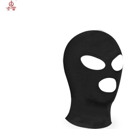 JIUAI Polyester Bondage Accessories Roleplay Mask BDSM Couple Sex Toys Restrain Adult Game Tools For SM