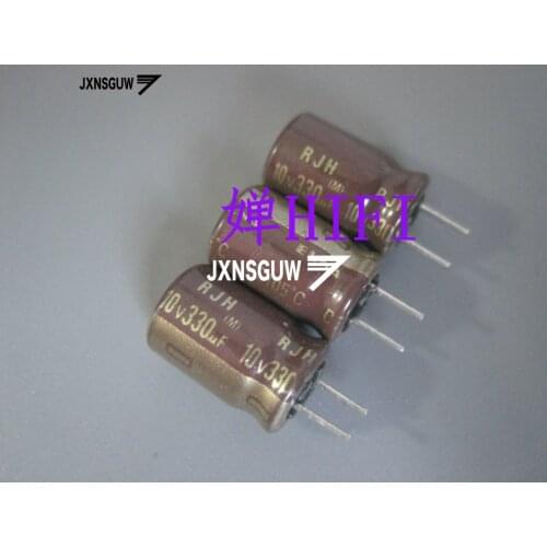 20PCS ELNA RJH 10V330UF 8X11.5MM 330UF 10V Foot distance 3.5MM Aluminum electrolytic capacitor 330uF/10V