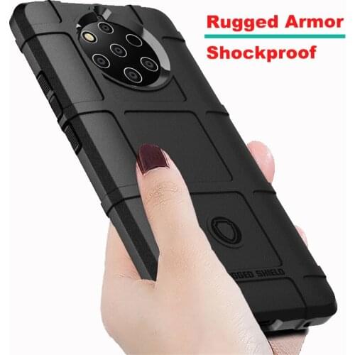 For Nokia 9 PureView Case Rugged Armor Shockproof Cover For Nokia 9 PureView Soft Silicon Button Protection Case