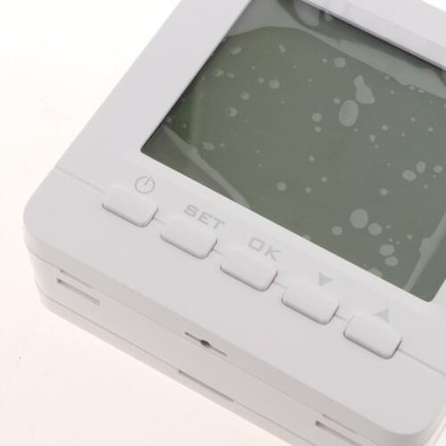 Digital boiler room LCD thermoregulator thermostat warm floor heating weekly, indoor temperature control,with large LCD screen