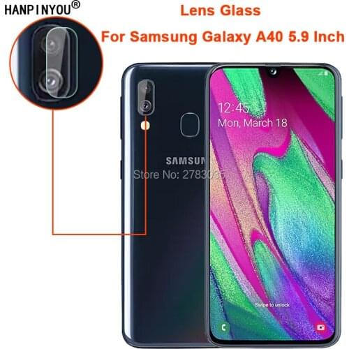 For Samsung Galaxy A40 A405 5.9" Clear Ultra Slim Back Camera Lens Protector Rear Camera Len Cover Tempered Glass Film