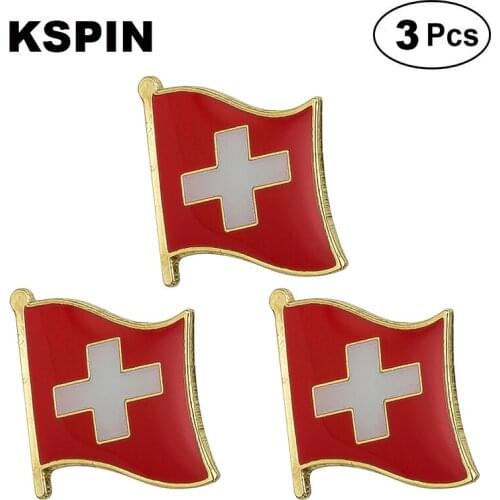 Switzerland Lapel Pin Brooches Pins Flag badge Brooch Badges