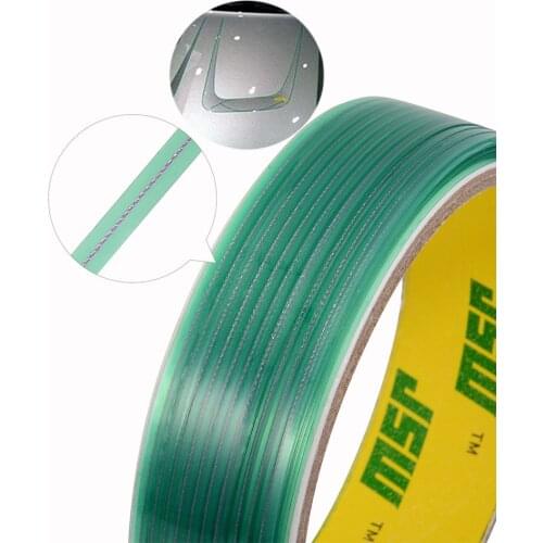 FOSHIO 500cm Carbon Fiber Vinyl Wrapping Film Knifeless Tape Design Line Paper Sticker Cutting Line Like Cutter Car Accessories