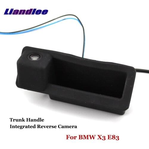 Car Reverse Camera For BMW X3 E83 2003-2010 Rear View Backup Parking Camera / Trunk Handle Integrated High Quality