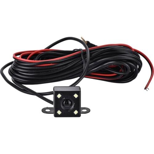 HD 5 Pin Rear View Camera For Car Reverse Camera With 4 Lights 170 Degree Wide Angle Auto Parking Cameras For Video Dash Cam