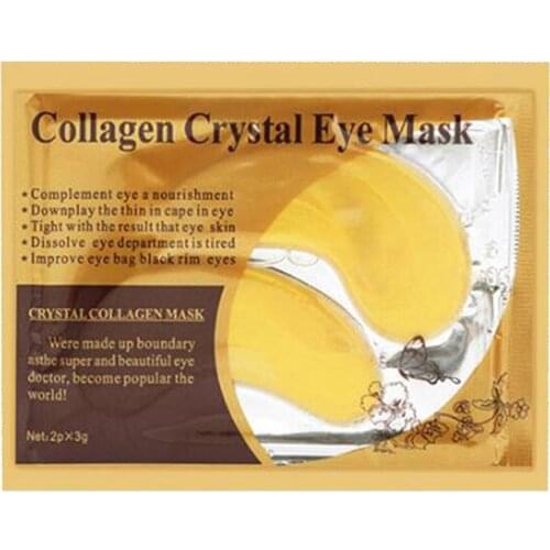 For Rosotena Collagen Eye Crystal Gold Eye Mask Go To Dark Circles To Eye Bag Anti-Wrinkle Eye Patch