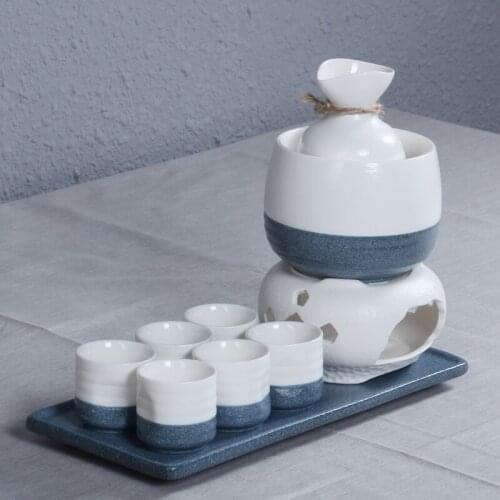 Mini Japanese Wine Equipment Modern Mens Gift Set Luxury Personalized Sake Cups Set Design Barek Na Alkohol Bar Wine Set EC50JJ