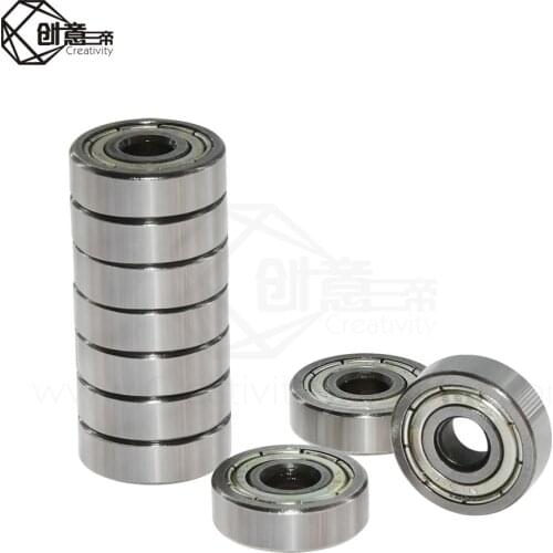 625ZZ 4x13x5 3d Parts Accessories Bearings 3D Printer Miniature High-carbon Steel Single Row Wheel Miniature Deep Groove 5-10Pcs