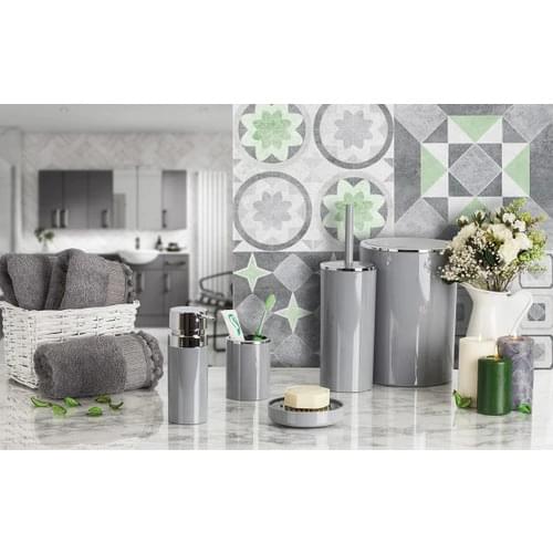 Primanova Lenox 5 Piece Bathroom Set Gray