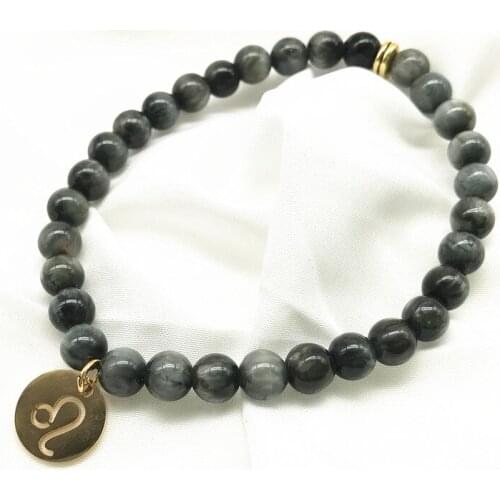 New Lucky Zodiac Pendant Constellation stone bracelet For Women Girl Citrine Eagle Stone Customization Of Individual Character