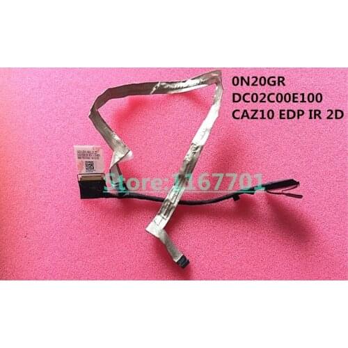 New Original Laptop/notebook LCD/LED/LVDS cable for Dell Latitude E7280 7280 0N20GR DC02C00E100 CAZ10 EDP IR 2D
