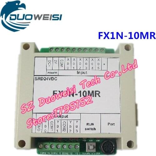 PLC IPC board microcontroller control board PLC FX1N-10MR SRD24VDC housing FX1N 10MR