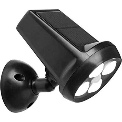 600 Lumens 4LED Motion Sensor Spotlight Wireless Battery Operated Weatherproof Wall Lighting for Patio Garden Garage Pathway