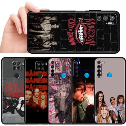 Silicone Case For Xiaomi Redmi Note 10 9 8 Pro 9S 10S 7 8T 9C 9A K40 8A 7A 6A Soft Bumper Phone Cover Maneskin Fundas Shell Sac