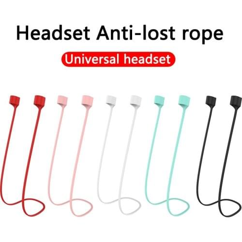 Bluetooth Earphone Silicone Anti-Lost Rope For Airpods Airdots Wireless Bluetooth Magnetic earphones Anti-lost Neck Strap Cord