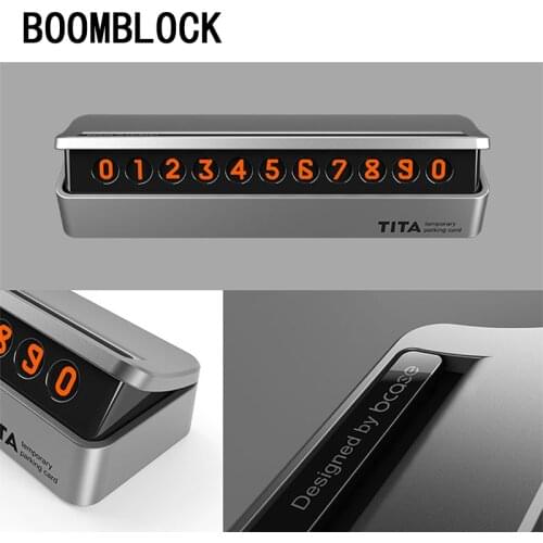 1Pcs Hidden Parking Phone Number Plate Car-Styling for Subaru Impreza XV Hyundai Solaris tucson I30 IX25 creta Kia Rio K2 Ceed