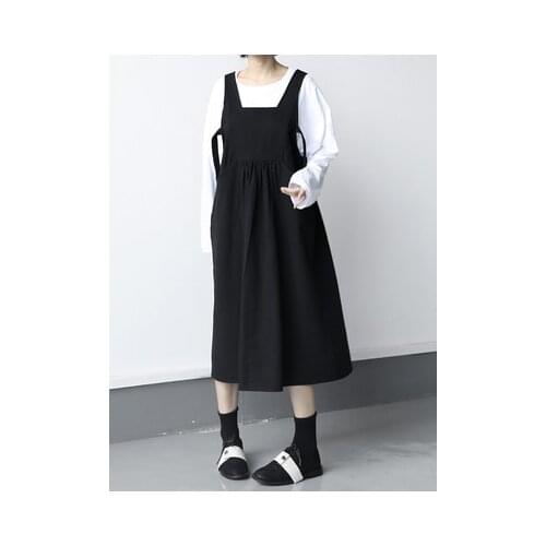 The old loose show thin reduced age two-piece dress dress work clothes in the wind long skirt female foreign spirit