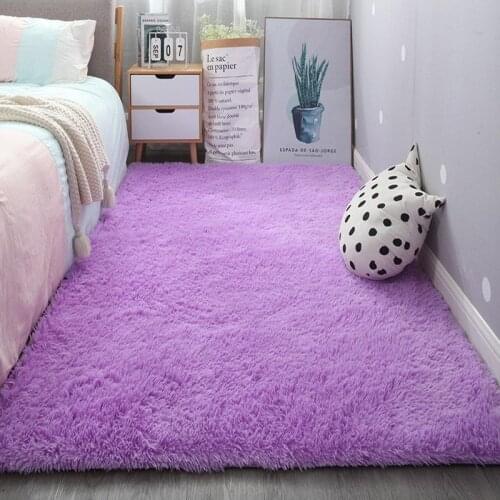 Thick carpet plush floor mats cute full bedroom bedside girl heart coffee table blanket living room large