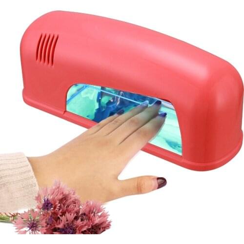 2PCS /SET 220V UV Lamp Nail Dryer With 9W LED Tube Dryer For Nail Gel Professional False Nail Art Tips Acrylic Glitter UV Gel