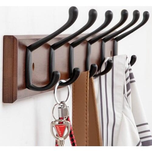 Fashion Bedroom Furniture Coat Rack Clothes Hanger Hooks Hallway Bedroom Door Clothes Hanger Kitchen Toilet Wall Hook Home Decor