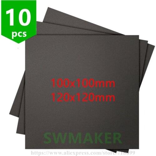 10pcs ALUNAR/MP Select Mini 100x100mm/120x120mm 3D printer 3D Printing Build Surface heated bed super stick tape Build Surface