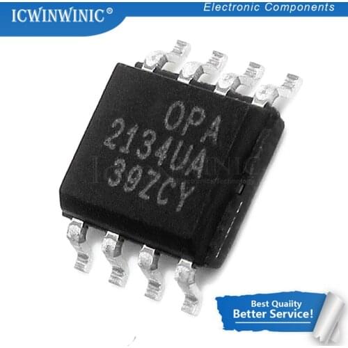 10piece OPA2134UA SOP8 High Performance AUDIO OPERATIONAL AMPLIFIERS OPA2134 SOP new original In Stock