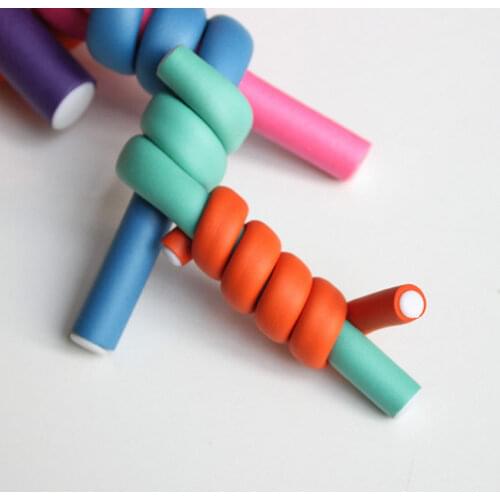 10 Pcs/Set Hair Curler Magic Air Hair Roller Curling Sticks Soft Foam Twist Flexi Rods Hair DIY Styling Tool SANA889