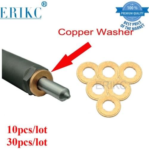 9001 850d Erikc 9001-850d Injector Copper Washer ( Size: 7.1*15*2.5mm ) 9001850d Thickness=2.5mm Total 5 Pcs / Bag