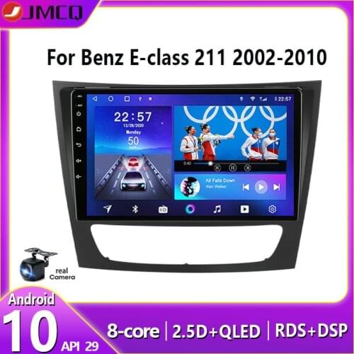 JMCQ 2din Android Car stereo Radio Multimedia Video Player Navigation GPS for Mercedes Benz E-class E Class W211 E200 CLS 02-10